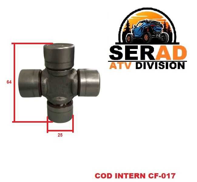 Cruce cardan CFMoto  400 450  520 550 (22x50) (25x64)