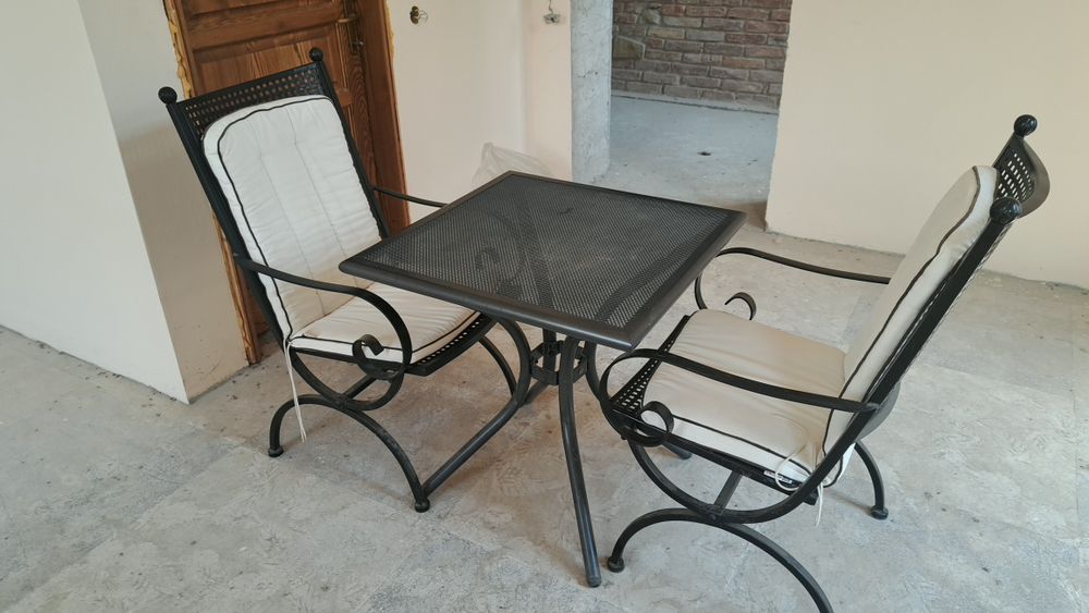 Mobilier terasa din fier forjat