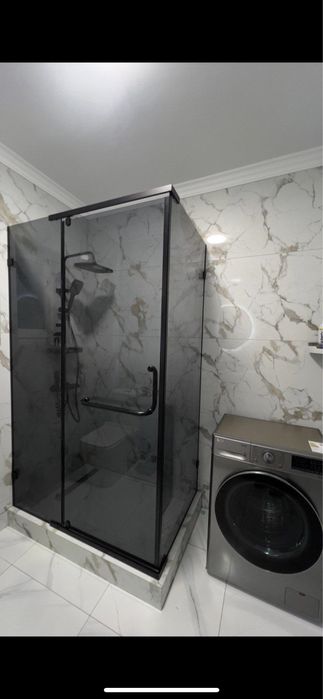 Душ , стеклянные душевые кабины, перегородки Лофт, ванные шторки