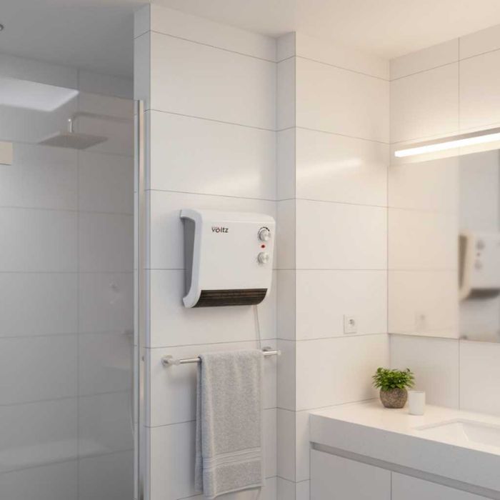 Отоплителна печка за баня Voltz OV51970J – 2000W,  водоустойчива