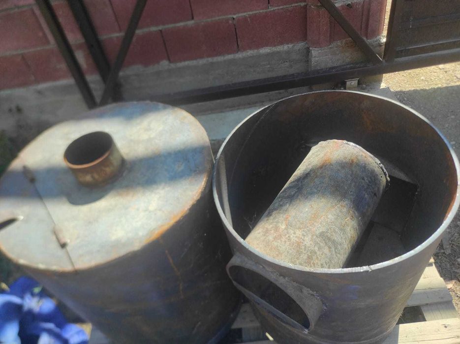 Печь из стали 80л