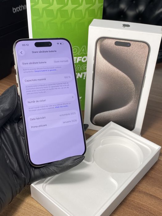 iPhone 15 Pro • 128 GB • Natural Titanium