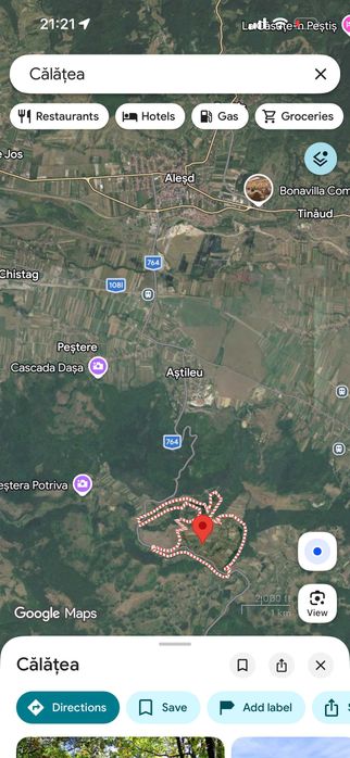 Teren intravilan de vanzare comuna Astileu sat Calatea 1.183 mp