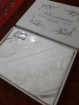 Noviy turetskiy postelniy belyo