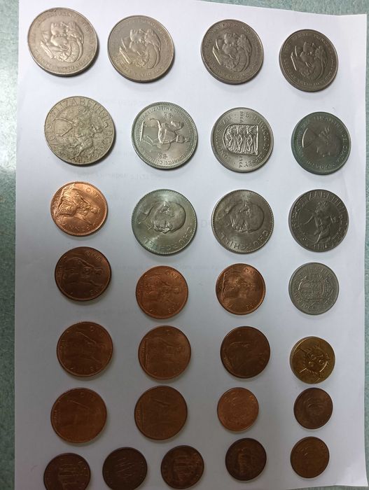 Стари монети англия ,ЮАР ,САЩ и др