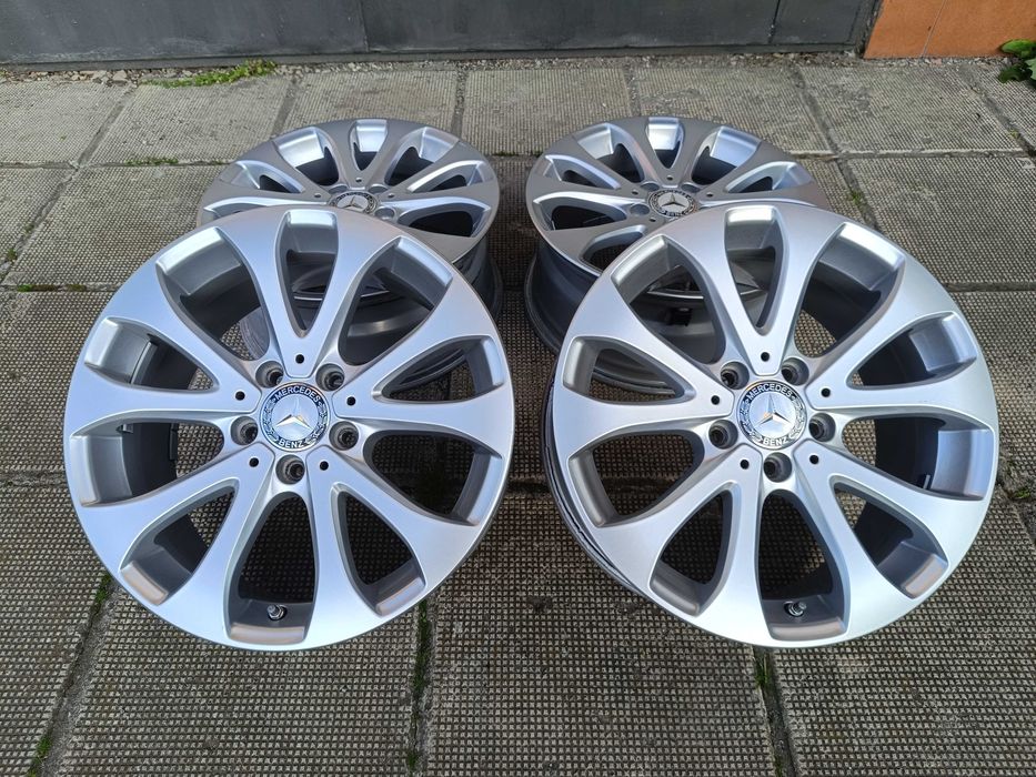 ОРИГИНАЛНИ джанти 17 ' цола 5x112 MERCEDES BENZ / МЕРЦЕДЕС 7,5J ET40 + датчици