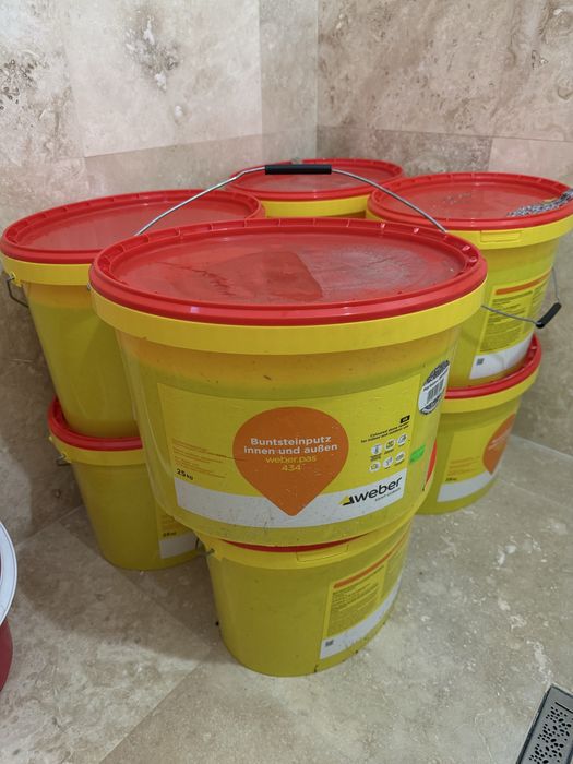 Tencuiala Decorativa Mozaic Pentru Soclu WEBER 25 de kg