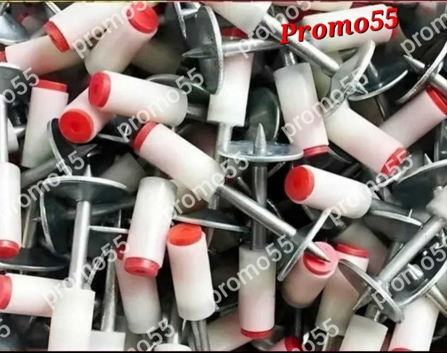 Професионални Кръгли Стоманени Пирони за Пистолет за Нитове 100бр.