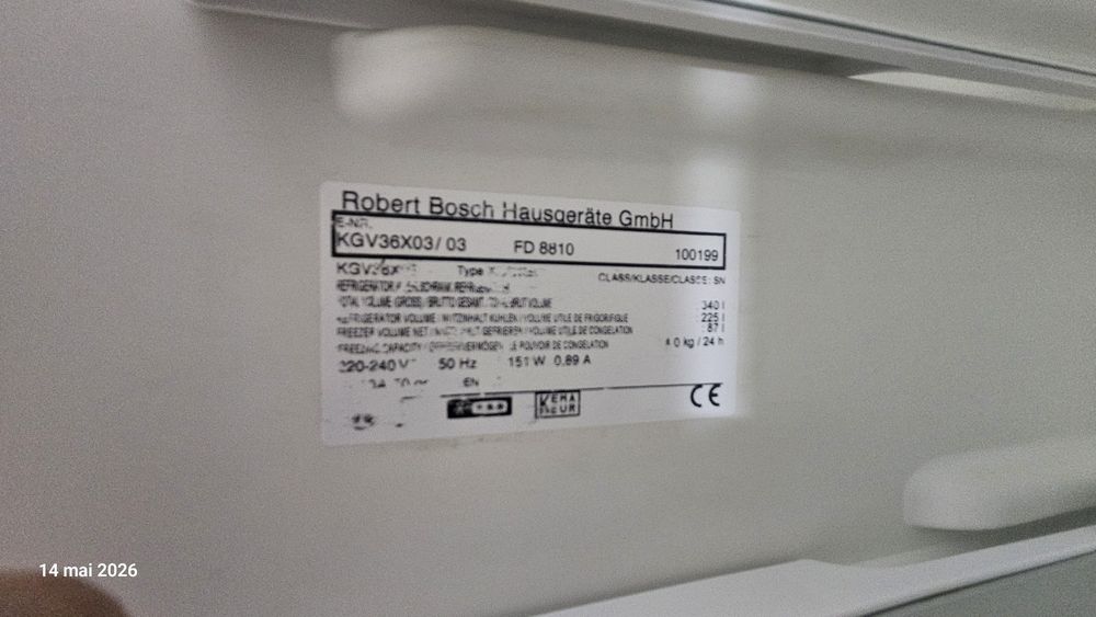 Combina frigorifica Bosch KGV36X03/03