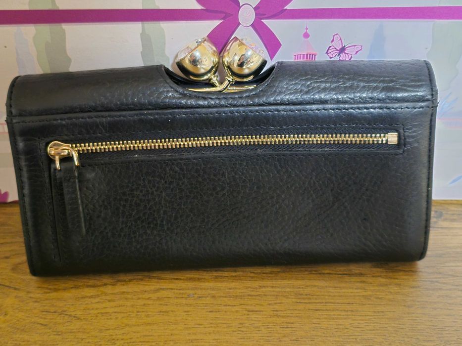 Ted Baker оригинално дамско портмоне от естествена кожа