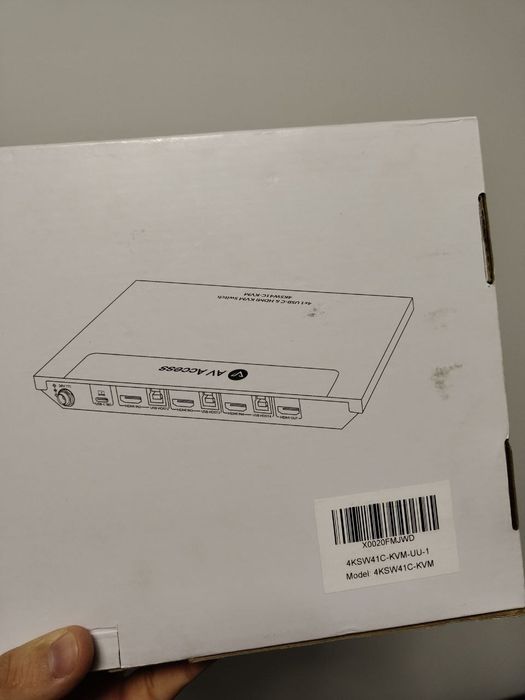 2AV Access, 4K, Docking Station & HDMI KVM Switch pentru 4 Computere