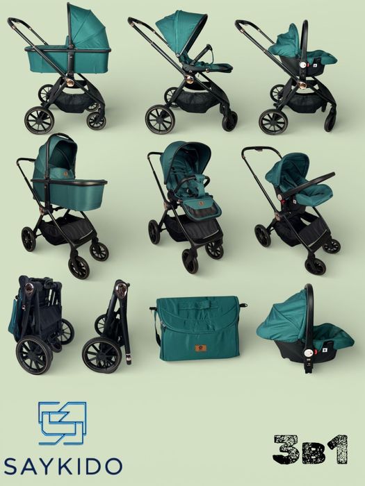 Коляска 3в1 детская