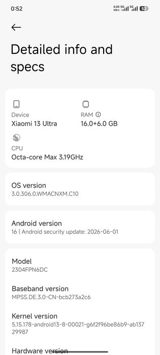 Xiaomi 13 Ultra 16/512