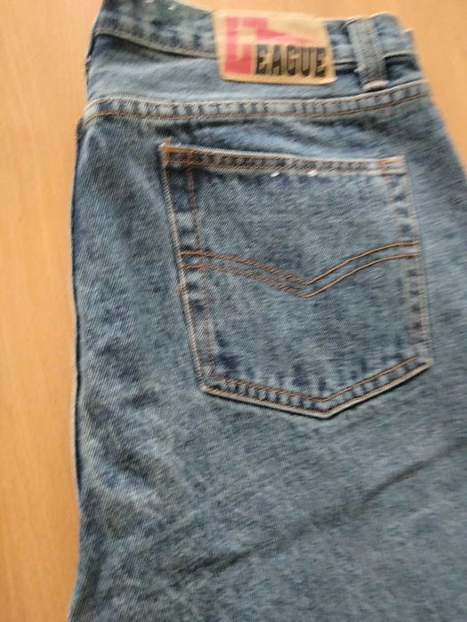 Blugi barbati League USA wide leg noi L - XL largi