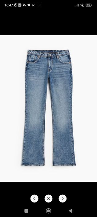 Blugi dama H&M model evazat măr 40