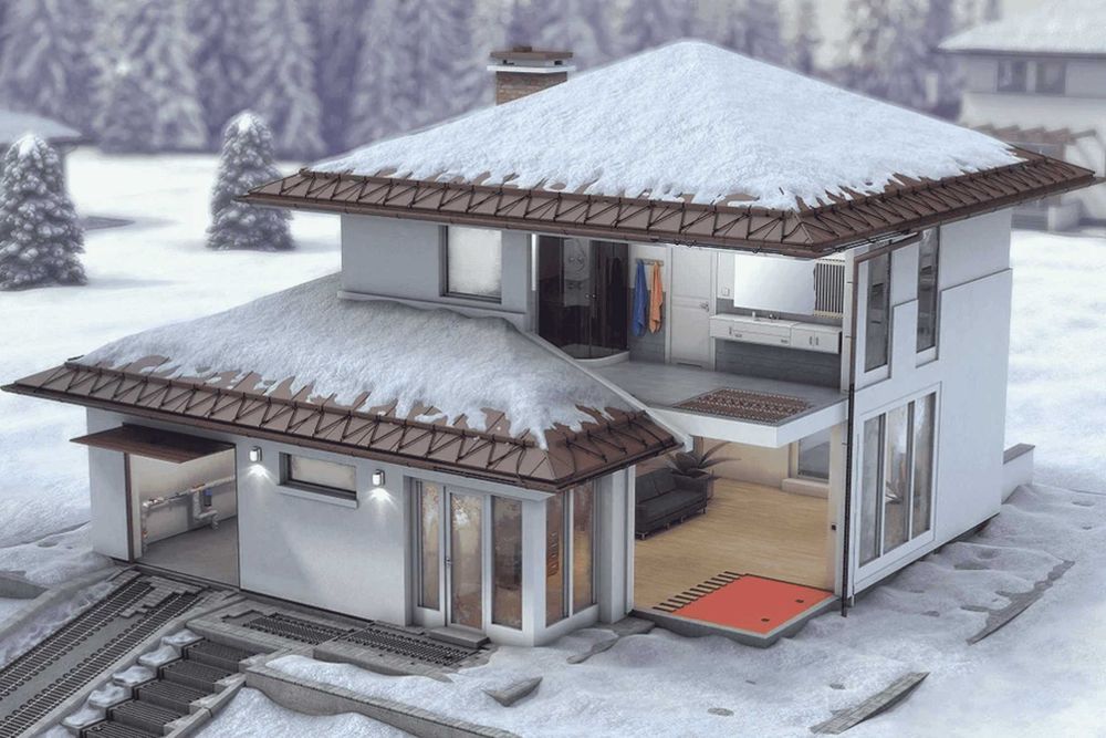 Быстрая установка обогрева водостоков • Доступно