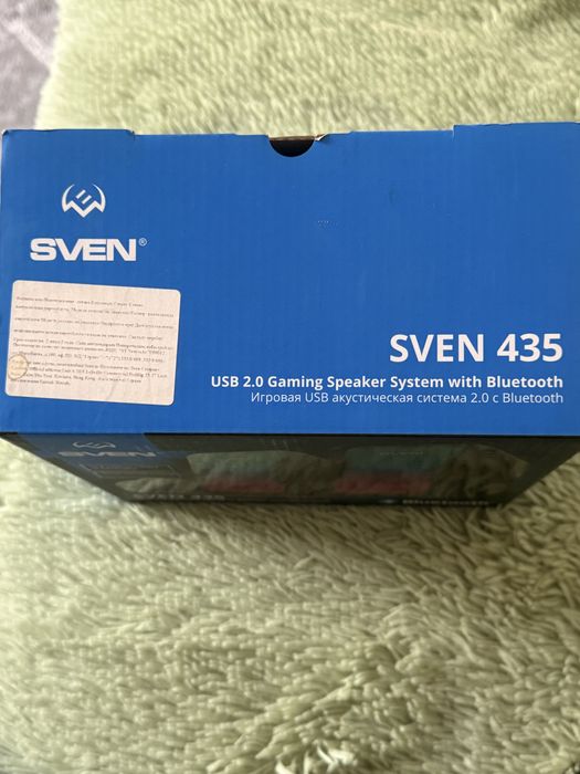 Продам Колонки SVEN 435 2.0 с Bluetooth и RGB