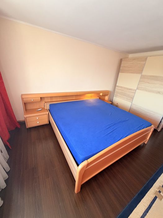 Pat bambus 200x200 cu tot cu saltea