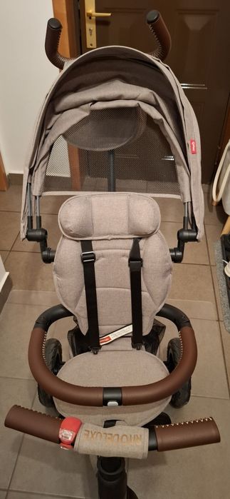 Tricicleta Qplay Rito Deluxe gri, pliabila