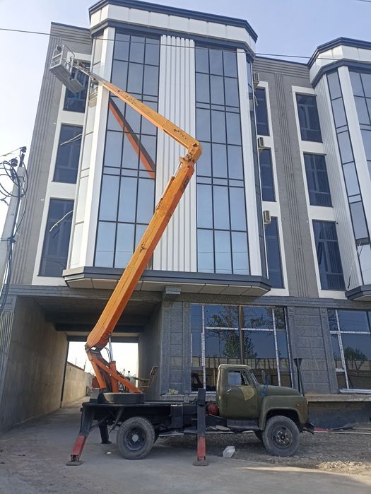 Услуги автовышки  с подъемом 18 метров работы любой сложности