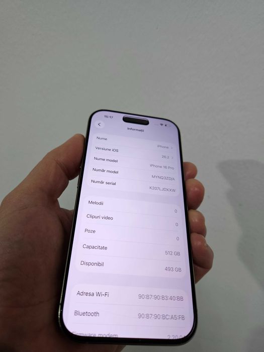 Iphone 16 Pro 512 Gb neverlock 86% bateria.