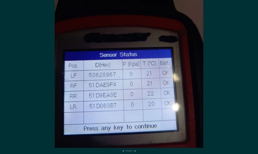 senzori presiune aer originali Bmw G20,G21,G30,G31,G11,G12,G01,G05,G06