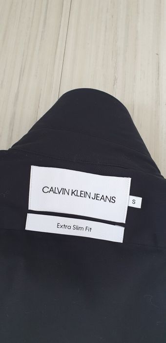 Calvin Klein Stretch Cotton Slim Fit / S НОВО! ОРИГИНАЛ! Мъжка Риза!