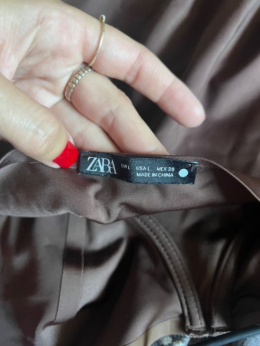 Кафяво боди ZARA