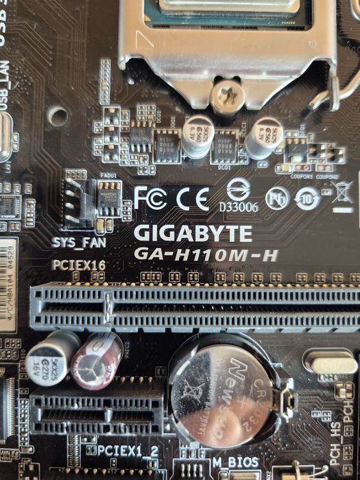 Материнская плата Gigabyte GA-H110M-H