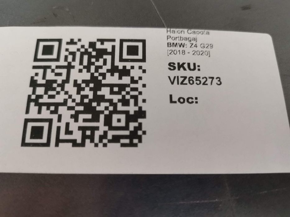 Заден капак / Багажник BMW З4 / BMW Z4 G29 Оригинален