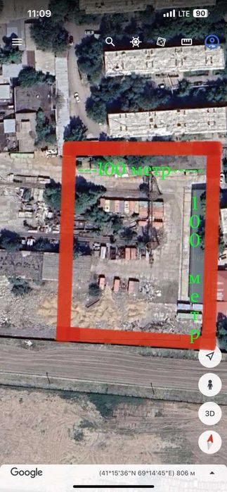 Аэропорт Полевая ул.Олтин водий,пересеч.  ул.Кумарык 130 сот 130 х100