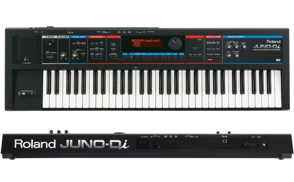 Roland JUNO -DI MOBILE SYNTHESIZER with song player