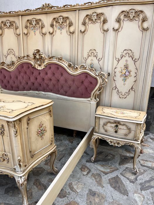 Dormitor stil Baroc Venetian pictat manual !