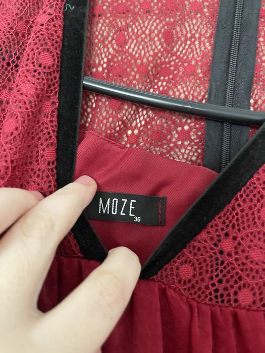 Rochie Moze, rosu inchis, marime 36
