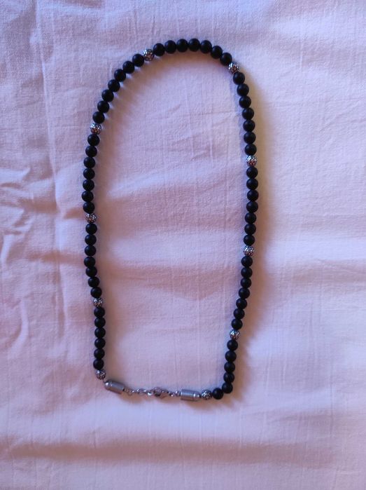 Колие , мъжко , оникс