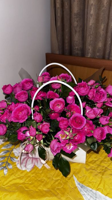 Кустовые розы за 10тыс