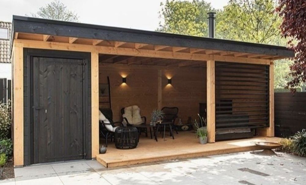 Foisoare , case si terase din structura de lemn de diferite modele si