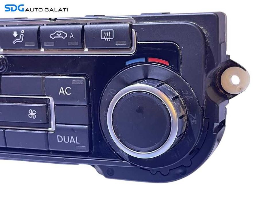 Panou Modul Unitate Comanda AC Aer Conditionat Clima Climatronic Dublu Dual Zone Volkswagen Golf 6 Plus 2008 - 2013 Cod 5K0907044BC [LR0028]