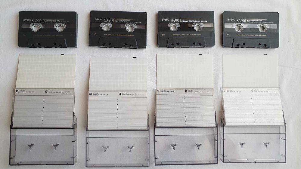 Аудио касети TDK SA90, TDK SA100, TDK SA60