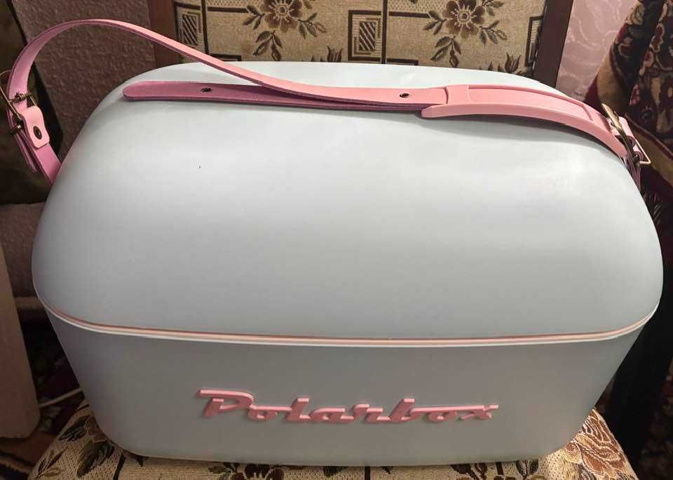 Cooler Retro Polarbox Nou, 12L - Perfect pentru Picnic/Plaja/Camping!