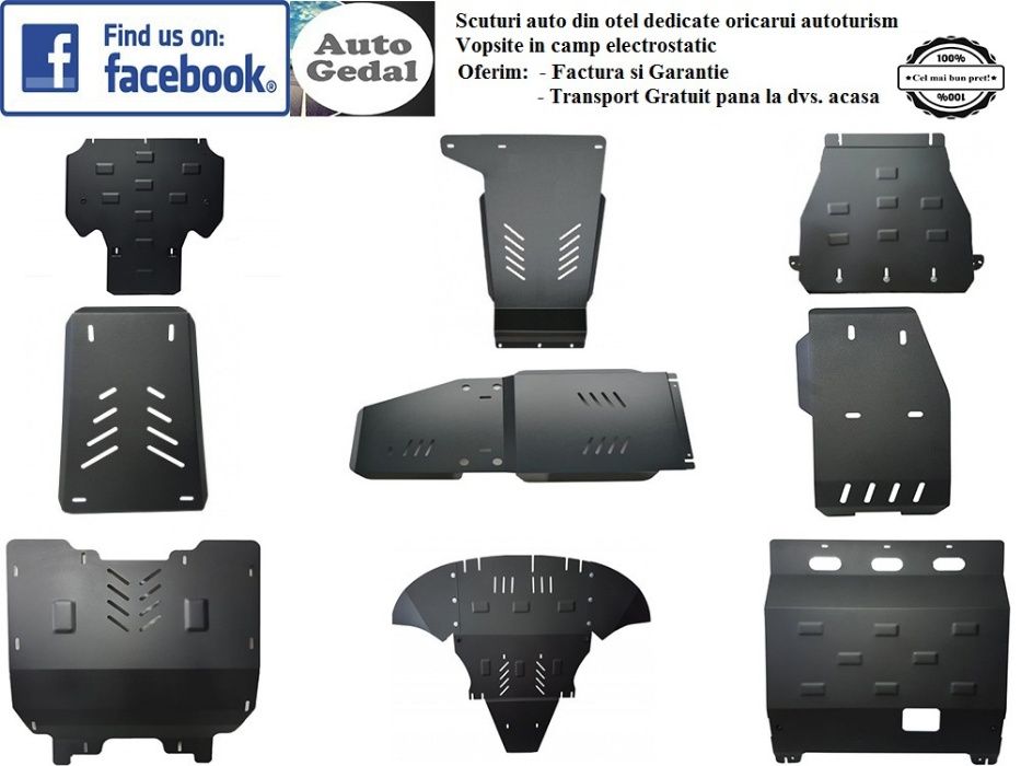 Scut motor metalic Ieftin cu Factura/Garantie/Montaj/Noi/Accesorii