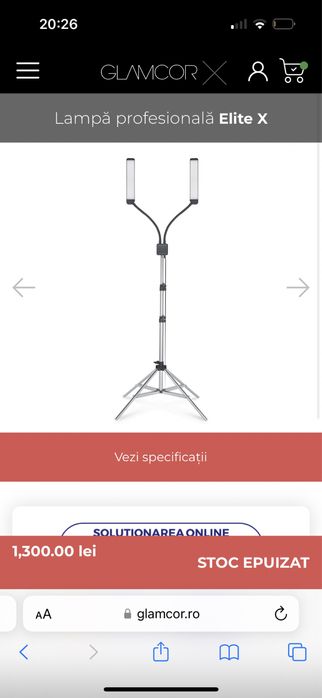 Lampa Glamcor Elite X