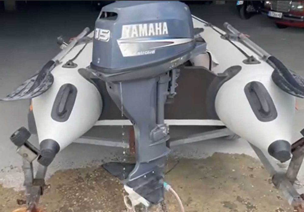 Четиритактов YAMAHA 15HP извънбордов двигател, дълъг ботуш