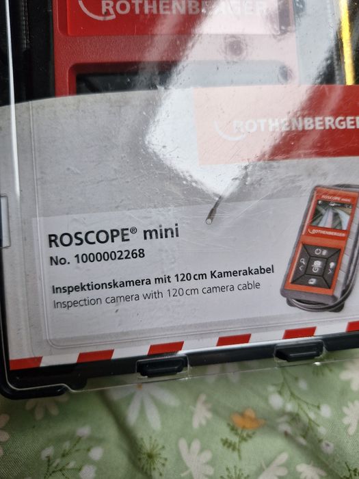 Mini camera inspectie video Rothenberger Roscope Mini, cablu 120 cm