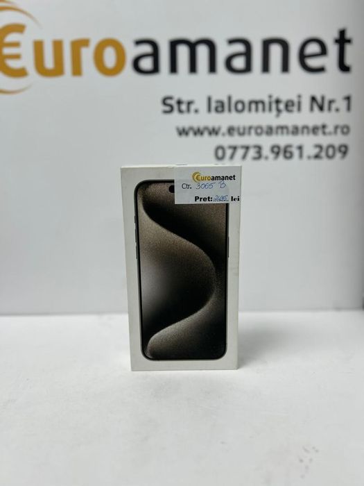 Telefon mobil Apple iPhone 15 Pro Max, 256GB,89% bat. -B-