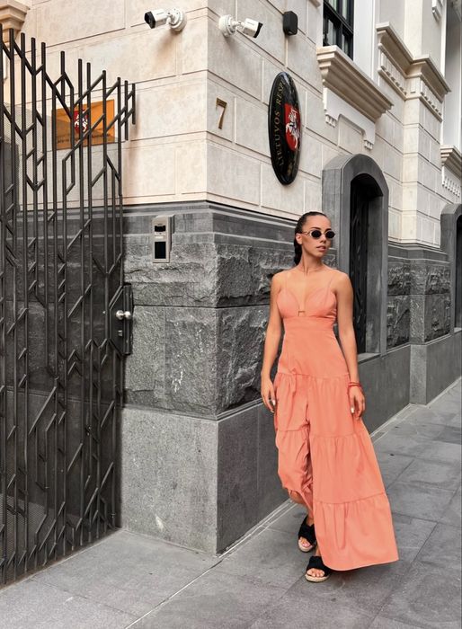 Лятна дълга рокля LM FLOWERS