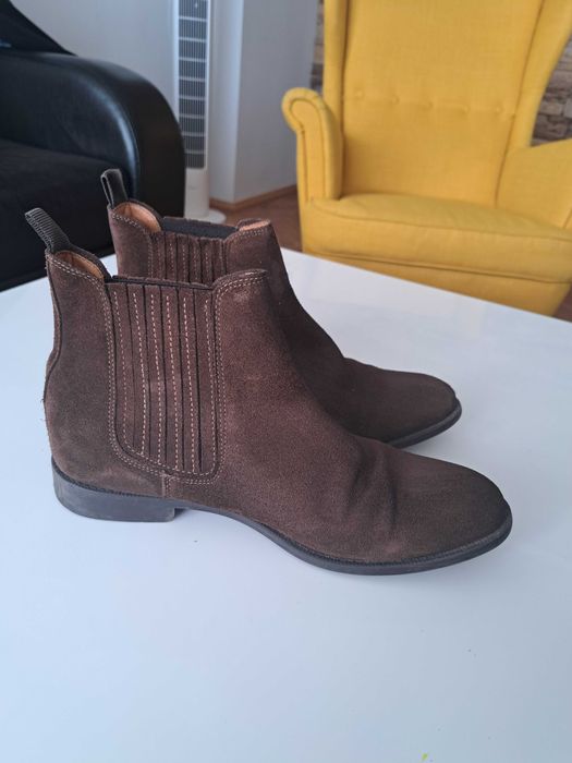 Мъжки велурени боти Mango