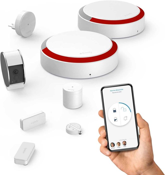 Външна охранителна камера Somfy с вградена сирена и WiFi