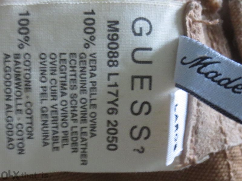 Guess кожено яке