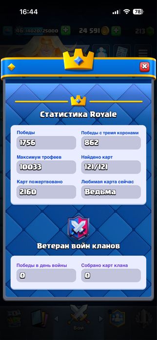 Аккаунт Клеш Рояль